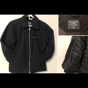 Men’s A&F Navy X-small Wool Peacoat